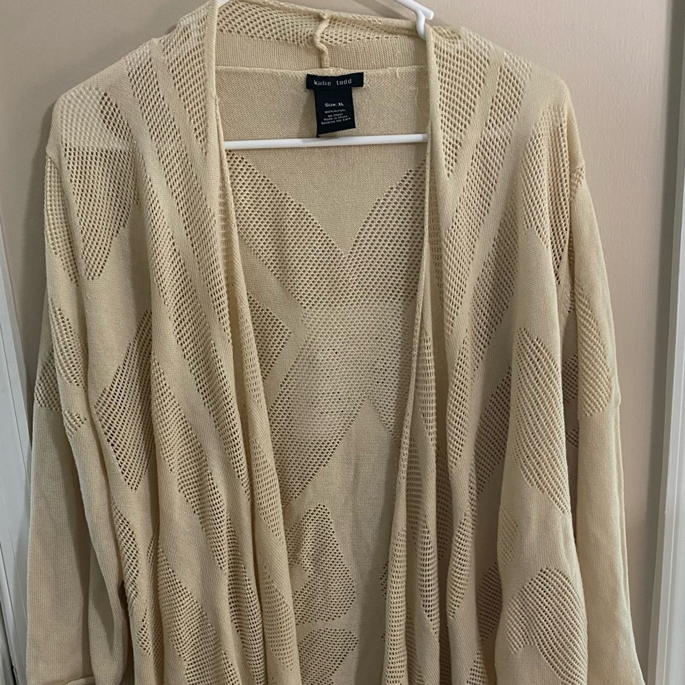Katie Todd cardigan beige